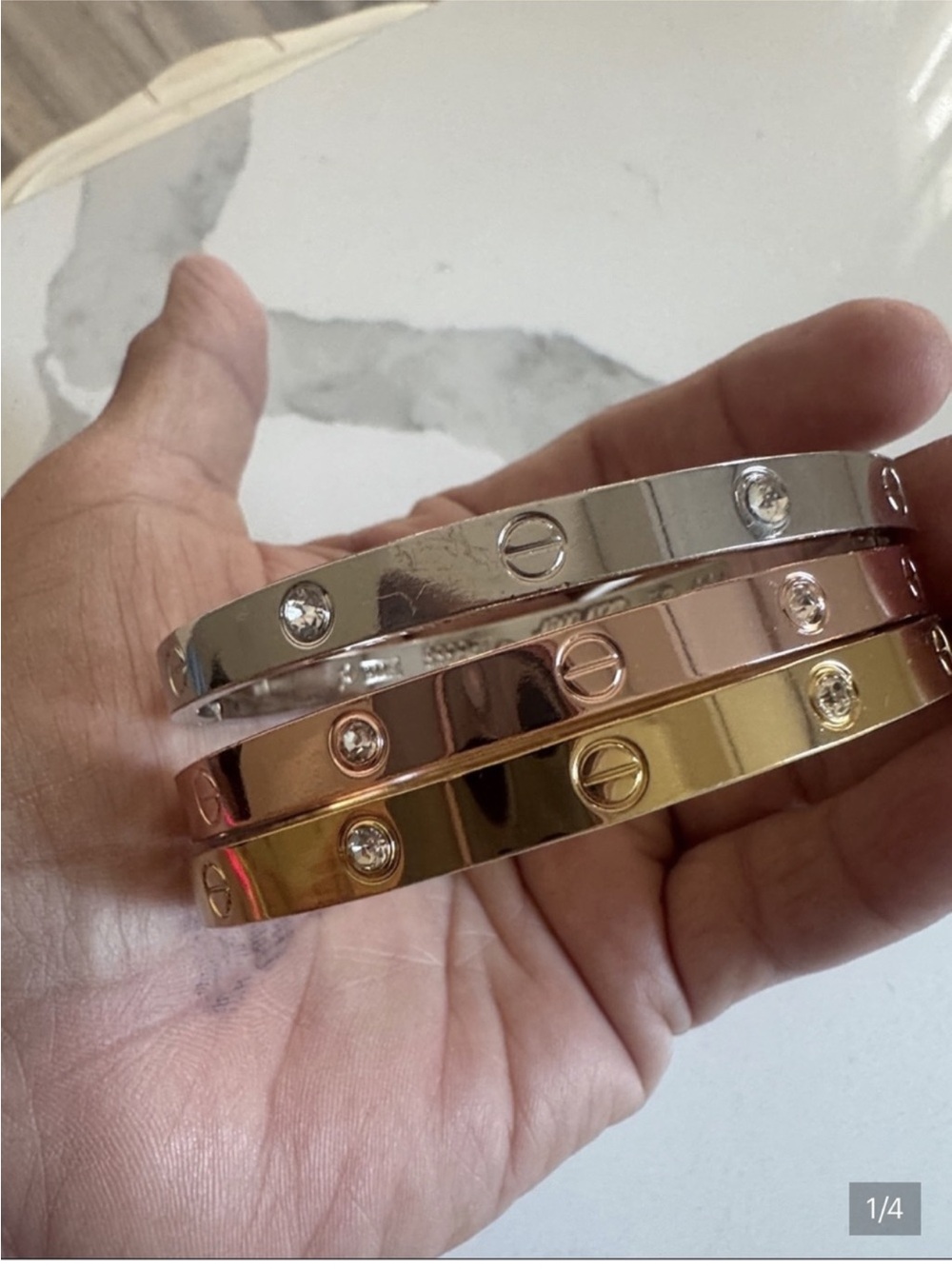Size 21 including 3 bracelets all engraved